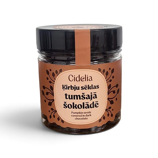 Ķirbju sēklas tumšajā šokolādē 